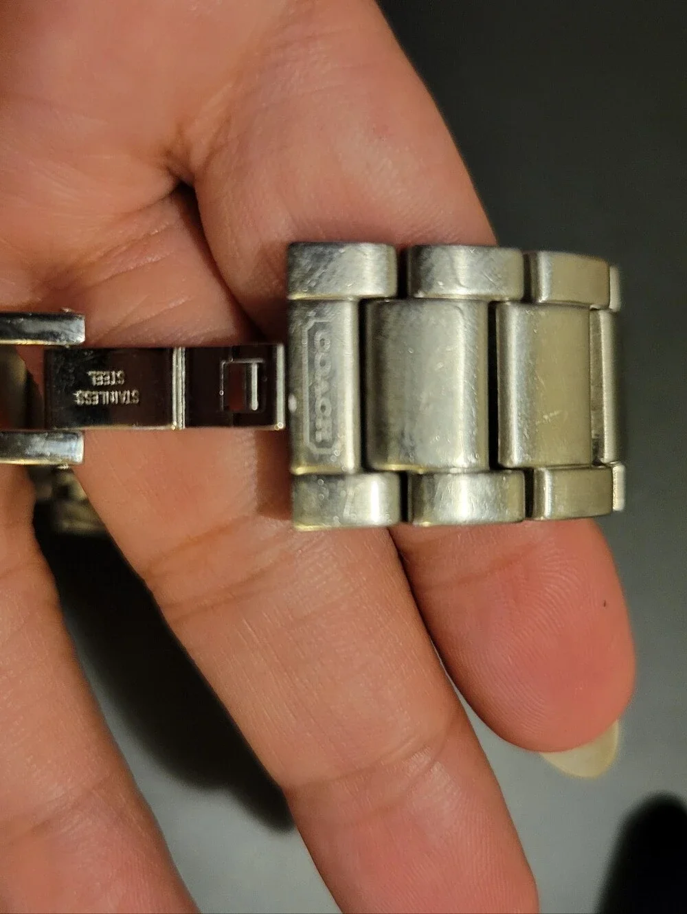 Coach Silver Stainless Steel Watch